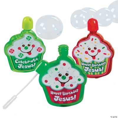 “Happy Birthday Jesus!” Bubble Bottles