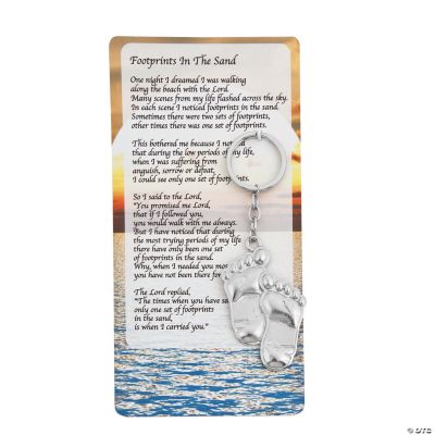 “Footprints” Key Chain