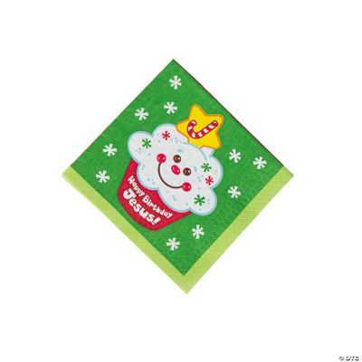 “Happy Birthday Jesus!” Beverage Napkins