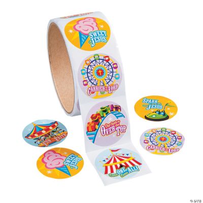 “Over The Top” Roll Stickers