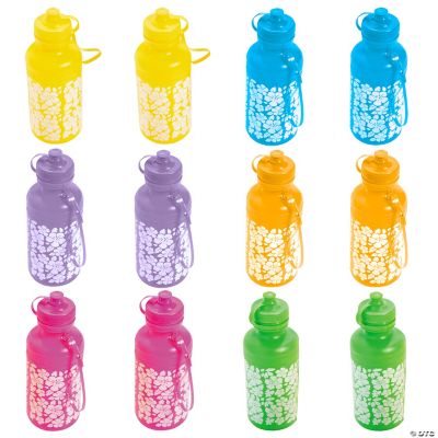 Hibiscus Print Water Bottles