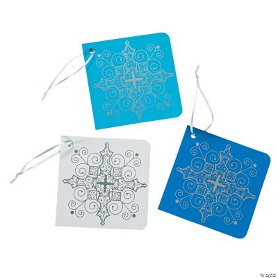 Inspirational Snowflake Favor Tags