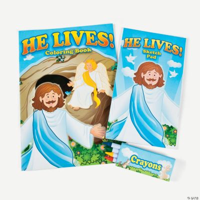 “He Lives!” Coloring Sets