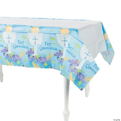 Blue “First Communion” Table Cover