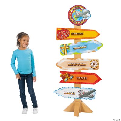 Awesome Adventure Directional Sign
