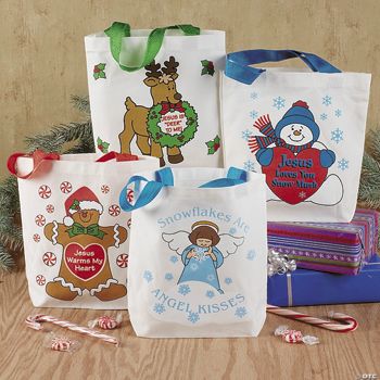 Holiday Religious Tote Bag Assortment