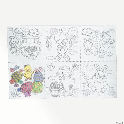 Giant Easter Coloring Mat