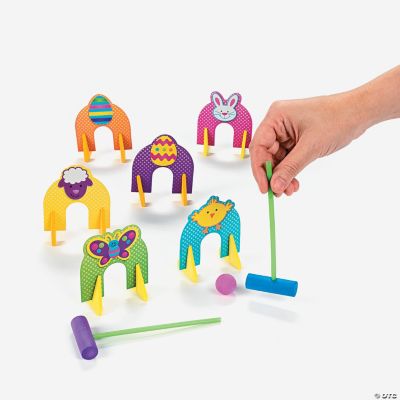 Egg-Cellent Mini Easter Croquet Game