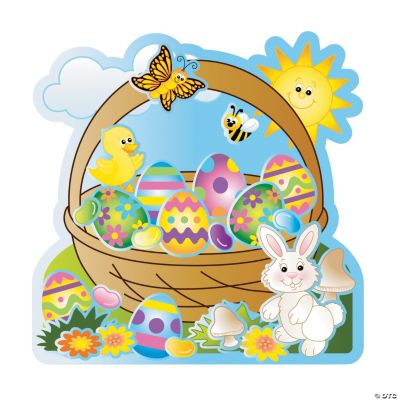 Egg-Cellent Make-An-Easter-Basket Sticker Scenes