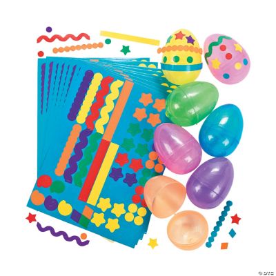 Easter Egg Decorating Sticker Stencils