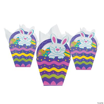 Easter Basket-Shaped Gift Bags