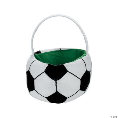 Plush Soccer Ball Easter Basket - Oriental Trading - Discontinued