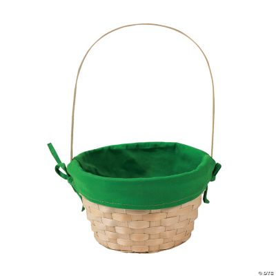 Personalized Basket With Green Liner