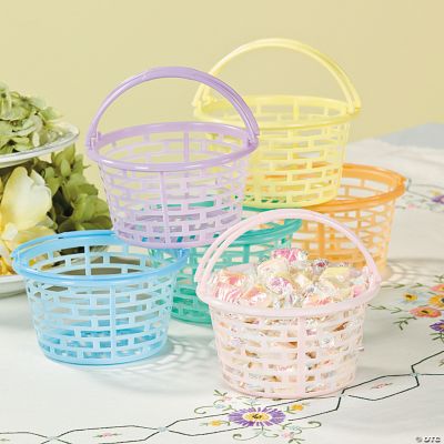 Pastel Round Baskets