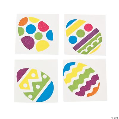 Glitter Easter Egg Tattoos