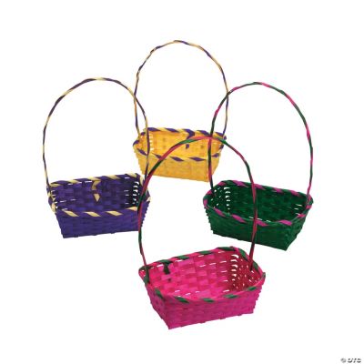 Rainbow Rectangular Baskets