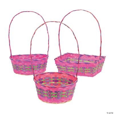 Large & Small Pink Basket Assortment