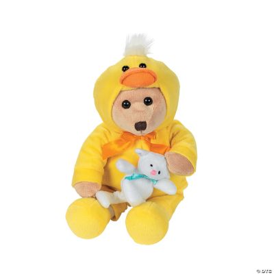 Plush Bear In Duck Costume