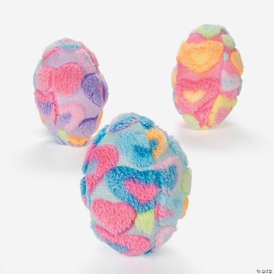 Plush Pastel Easter Eggs