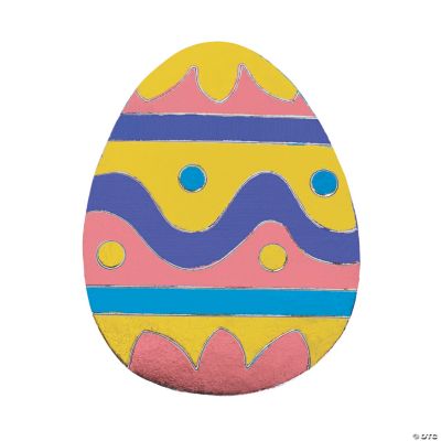Easter Egg Sticker Foil Activities