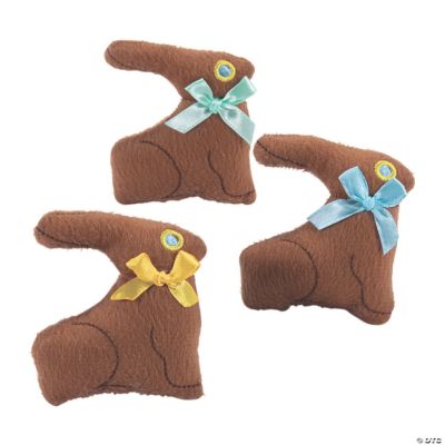 Plush Chocolate Bunnies