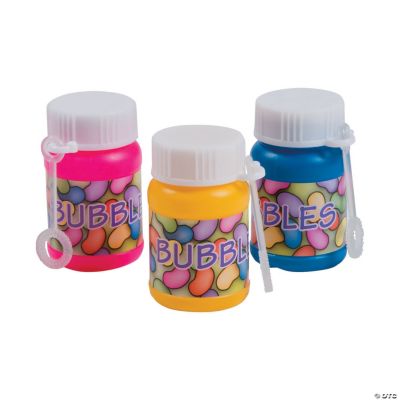 Mini Jelly Bean Bubble Bottles