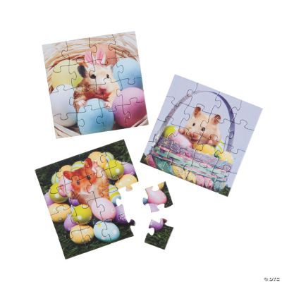 Mini Easter Hamster Puzzles