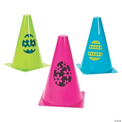 Easter Egg Traffic Cones