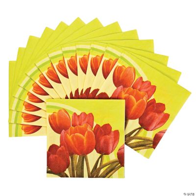 Blooming Tulips Lunch Napkins