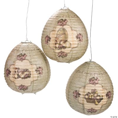 Vintage Easter Lantern Set