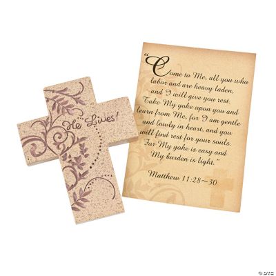 Lenten Prayer Crosses With Card