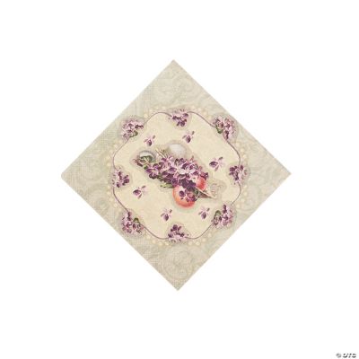 Vintage Easter Beverage Napkins