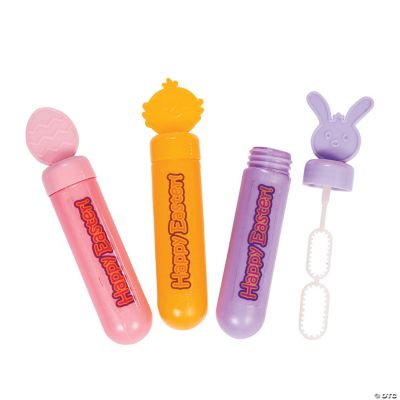 Easter Character Bubble Bottle Tubes
