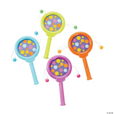 Bright Polka-Dot Noisemakers