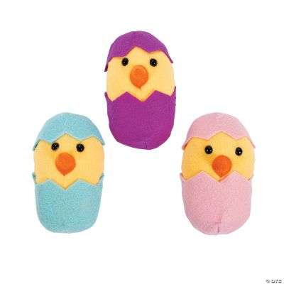 Plush Easter Chicks In Eggs