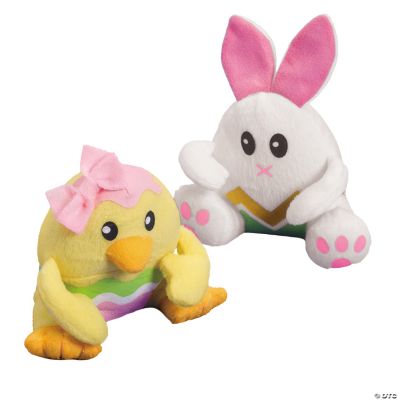 Plush Bunny & Chick Eggs