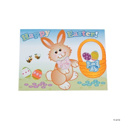 Make-An-Easter Bunny Sticker Scenes