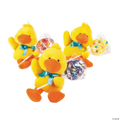 Plush Chicks With Egg-Shaped Swirl Pop