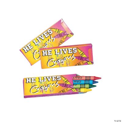 “He Lives!” Crayons