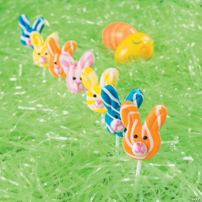 Bunny-Shaped Swirl Pops