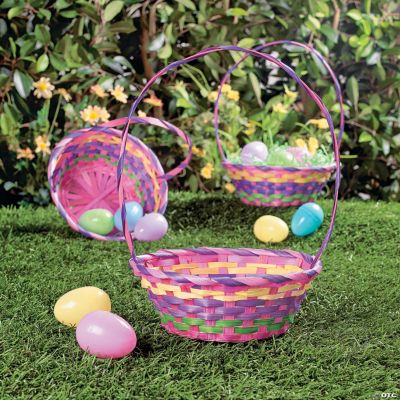 Rainbow Effect Easter Baskets