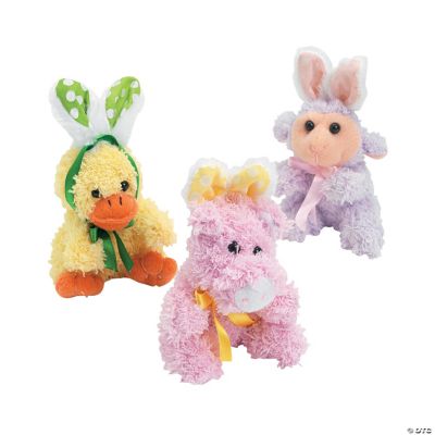 Plush Easter Characters With Bunny Ears