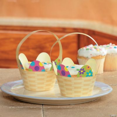 Easter Basket Cupcake Collars