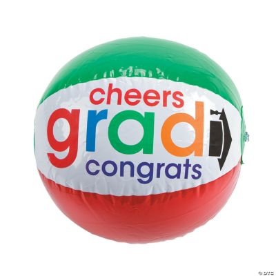 Bright “Cheers To The Grad” Beach Balls