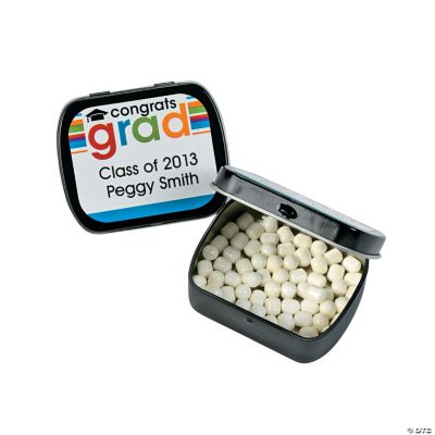 Personalized Congrats Grad Mint Tins