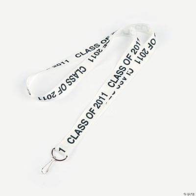 “Class Of 2011” White Lanyards