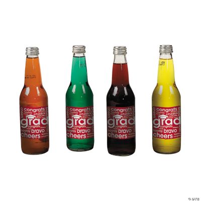 Graduation Drink Labels - Red