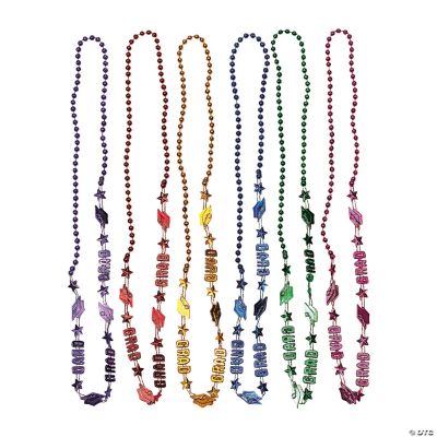 Bright Graduation Beaded Necklaces