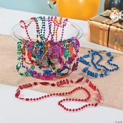 Bright Graduation Beaded Necklaces