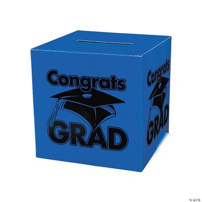 “Congrats Grad” Blue Card Box